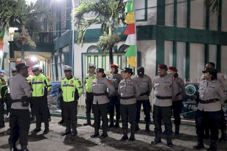 Pastikan Malam Kemenangan Aman, Polres TTS Terjunkan Personel Kawal Pawai Takbiran Idulfitri 1447 H