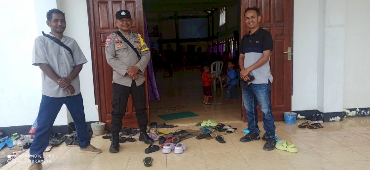 Polsek Siso Melaksanakan Pengamanan Perayaan Paskah Untuk Anak - Anak di Gereja Ebenhaezar Biloto