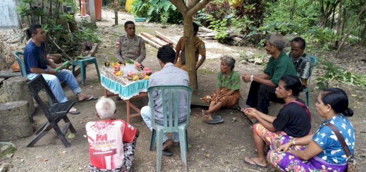 Optimalkan Pengamanan, Piket SPKT Polsek Kuanfatu Laksanakan Patroli Dialogis