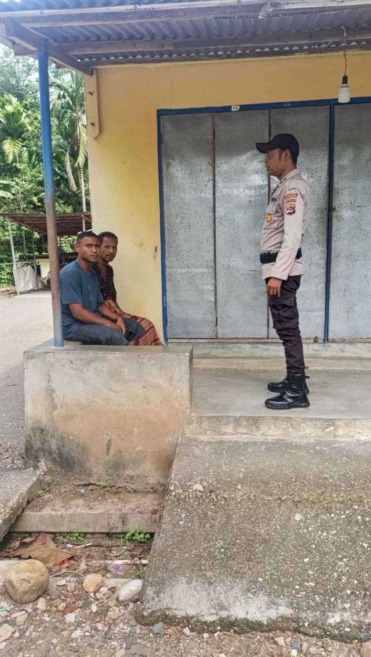 Polsek Polen Laksanakan Patroli Siang, Humanis Beri Imbauan dan Jaga Kamtibmas Tetap Kondusif