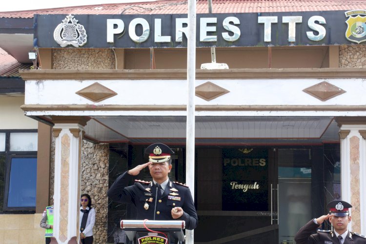 Polres TTS Laksanakan Upacara Hari Lahir Pancasila, Usung Tema “Pancasila Pemersatu Bangsa, Fondasi Perdamaian Dunia”