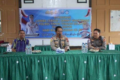 Semarak Hari Bhayangkara ke-80, Polres TTS Gelar Lomba Cerdas Cermat Kamtibmas untuk Tingkat SMA/SMK