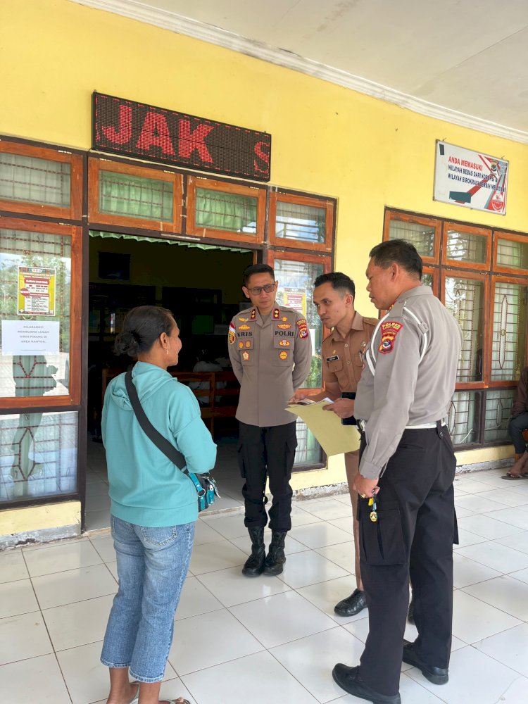 Pastikan Pelayanan Publik Optimal dan Transparan, Kapolres TTS Cek Kondisi Fisik Kantor dan Monitor Pelayanan di Samsat