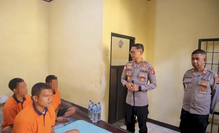 Tindak Lanjuti Arahan Kapolda NTT, Kapolres TTS Cek Langsung Warga Binaan dan Ruang Tahanan di Polres TTS