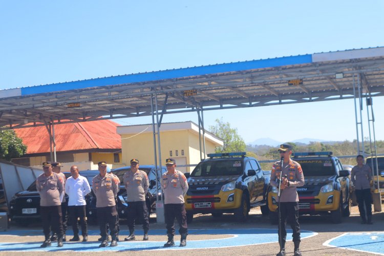 Apel Pemeriksaan Sepeda Motor Bhabinkamtibmas Polres Timor Tengah Selatan.
