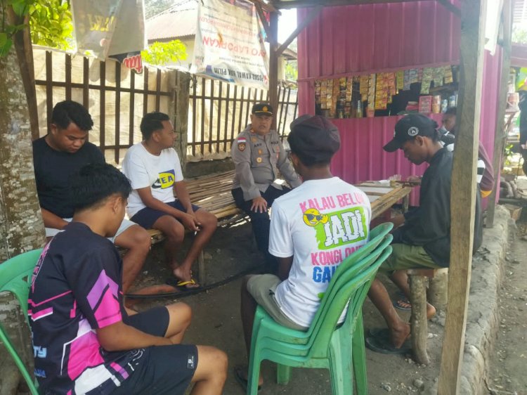 Rangkul Pemuda Desa Puna, Polsek Polen Gelar 
