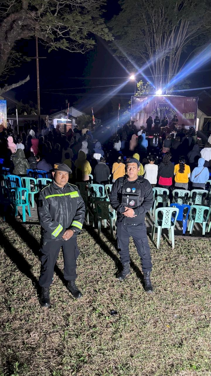 Jaga Kota Soe Hingga Dini Hari, Patroli Perintis Presisi Polres TTS Amankan Objek Vital dan Nobar Warga