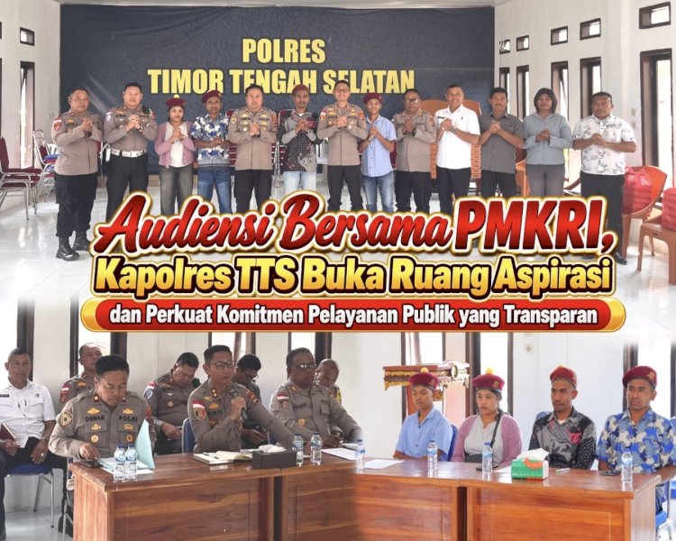 Audiensi Bersama PMKRI, Kapolres TTS Buka Ruang Aspirasi dan Perkuat Komitmen Pelayanan Publik yang Transparan