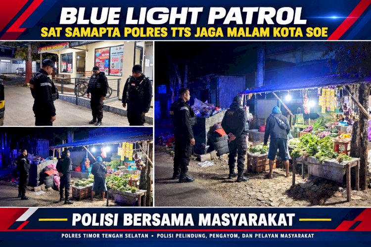 Menjaga Malam Kota Soe: Sentuhan Humanis Sat Samapta Polres TTS Buat Warga Tidur Nyenyak.