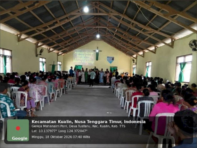 Sinergi Kasih dan Keamanan: Polsek Kualin Ajak Jemaat Gereja Mahanaim Poni Jaga Kamtibmas dan Sukseskan Ketahanan Pangan