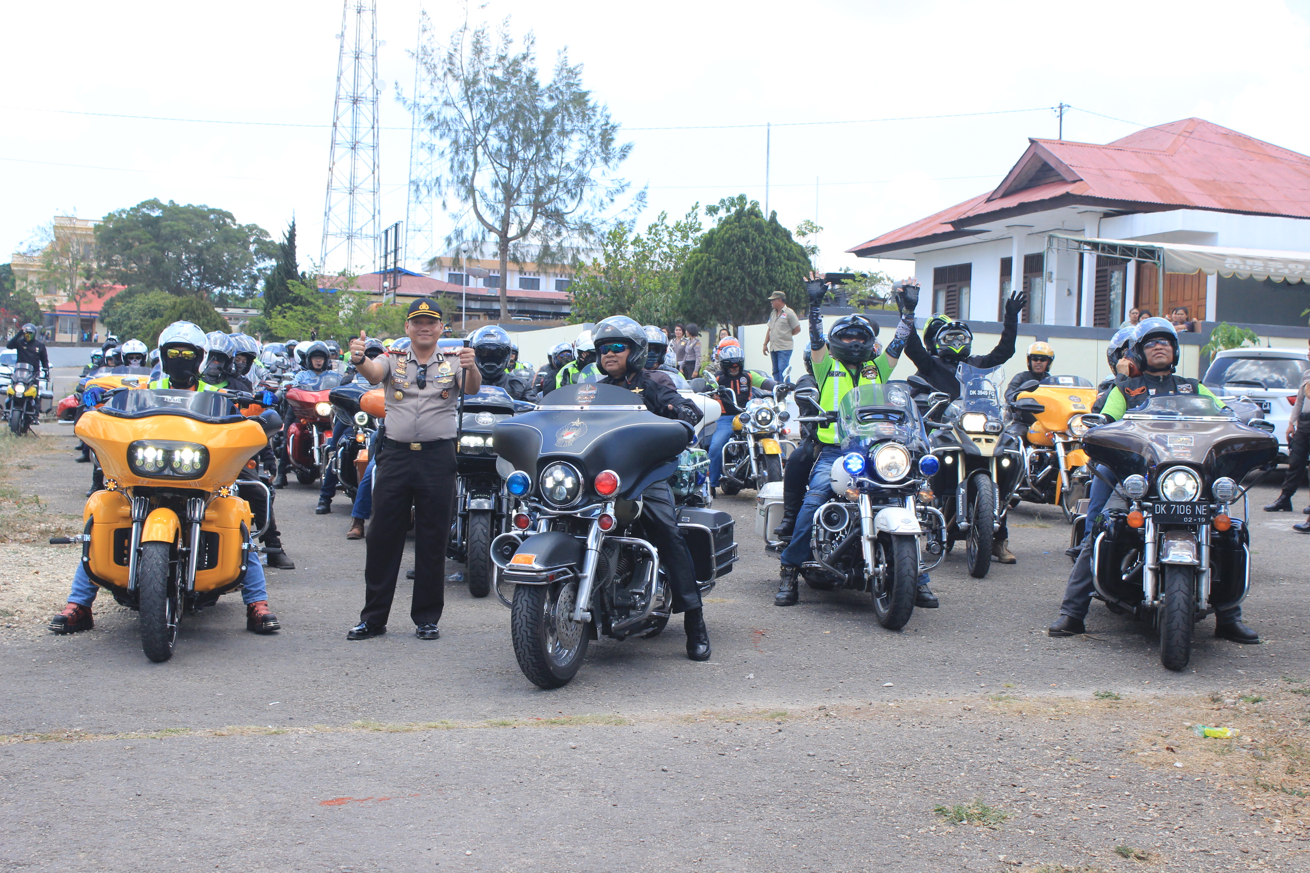 Tim Motor Besar  Hampiri Polres TTS