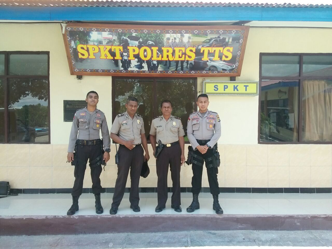 Siap Melayani Anda, Motto SPKT Polres TTS