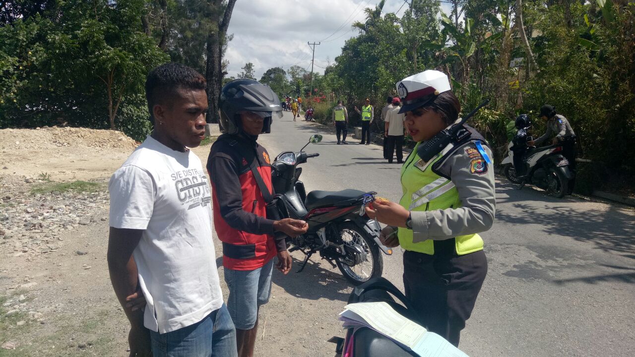 Operasi Zebra Turangga 2017, Polres TTS Gelar Razia