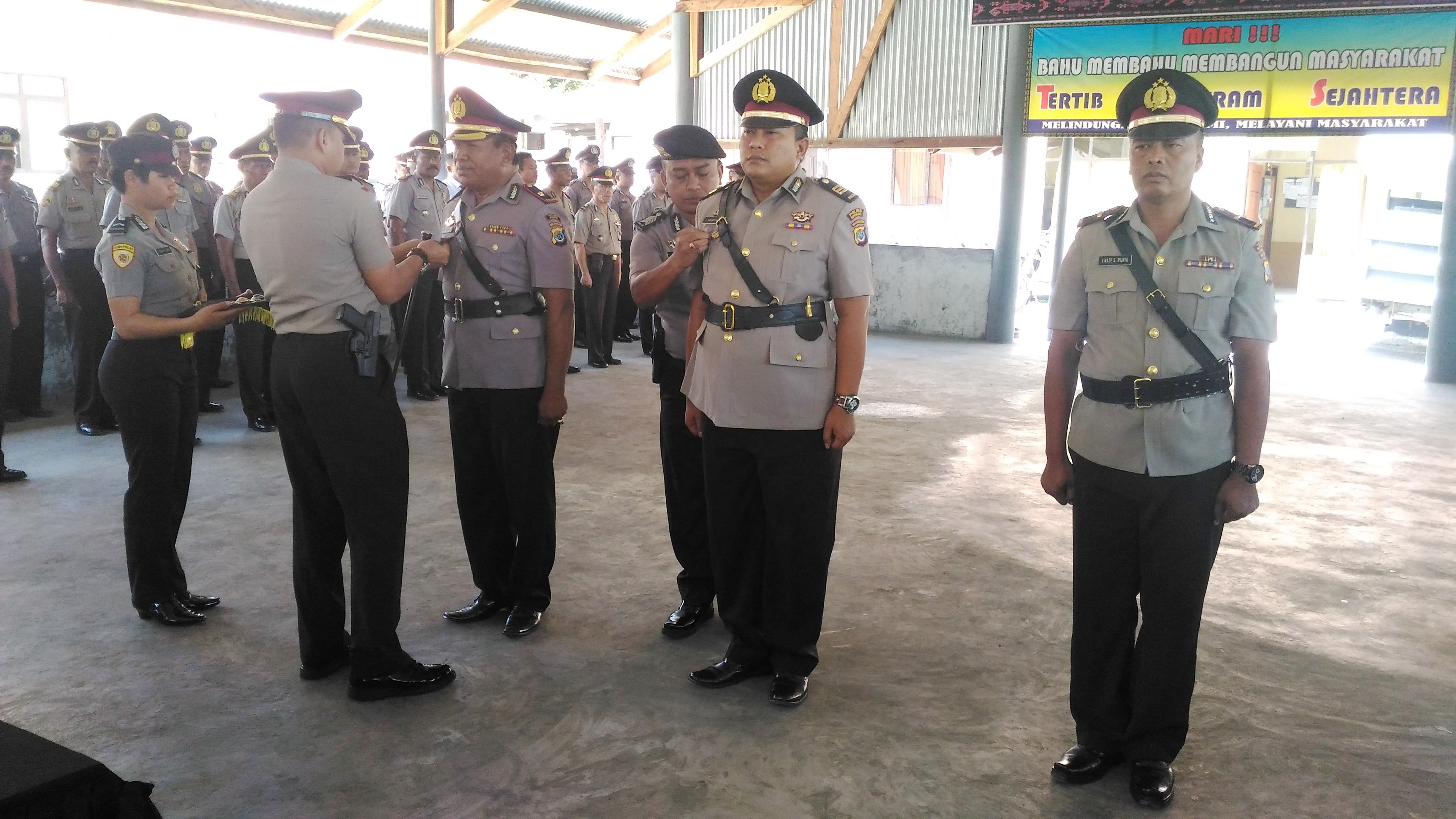 Sertijab Kabag Ops Polres TTS Dan Pelantikan Kapolsek Amanuban Selatan