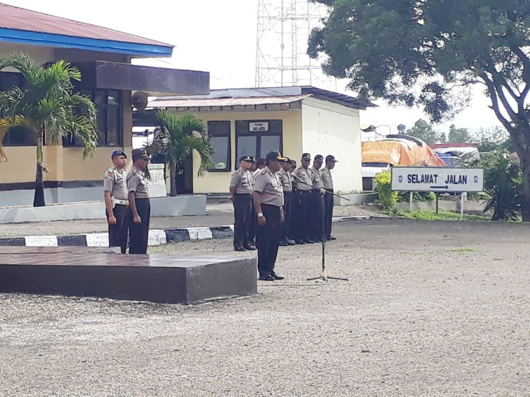 Waka Polres TTS Pimpin Apel pagi jam Pimpinan