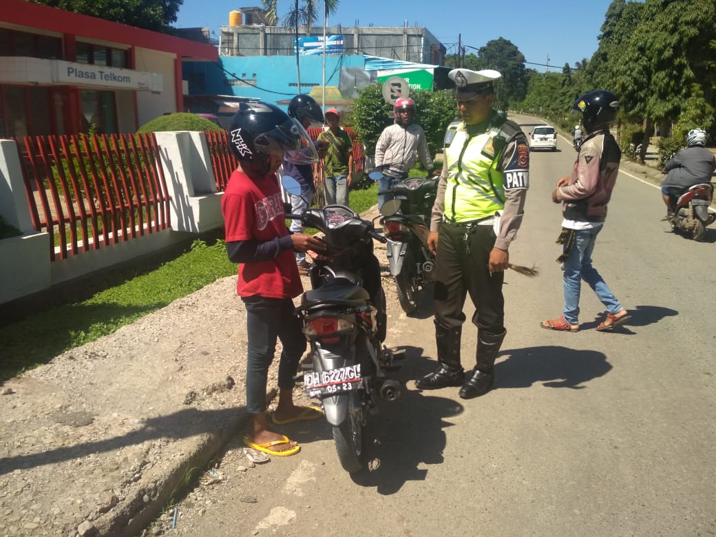 Tekan Pelanggaran Lantas, Sat Lantas Polres TTS Gelar Operasi Penertiban