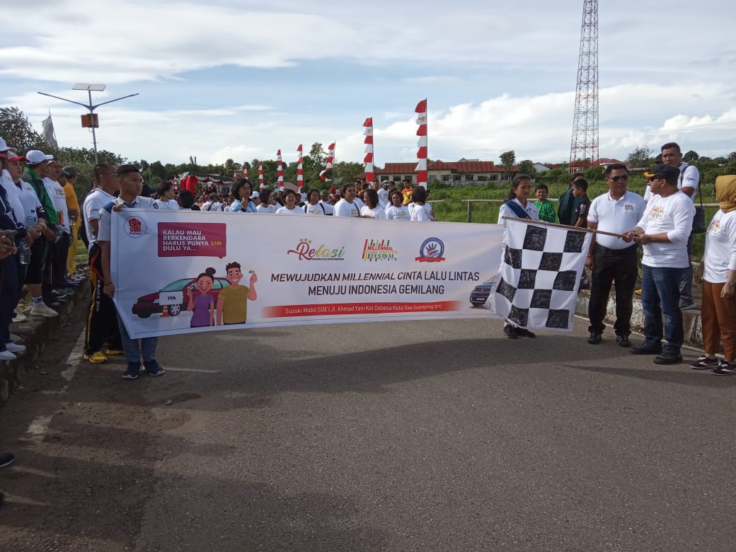 Wujudkan  Generasi Cinta Lantas ,  Polres TTS Gelar Kegiatan Akbar MRSF