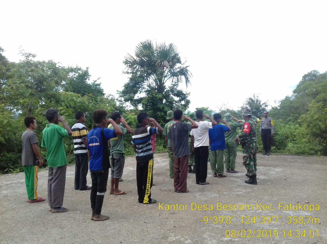 Bhabinkamtibmas, Latih Linmas PBB