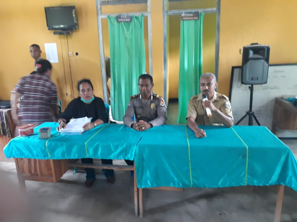 Kasat Binmas Polres TTS Beri Peyuluhan Kamtibmas Kepada Warga