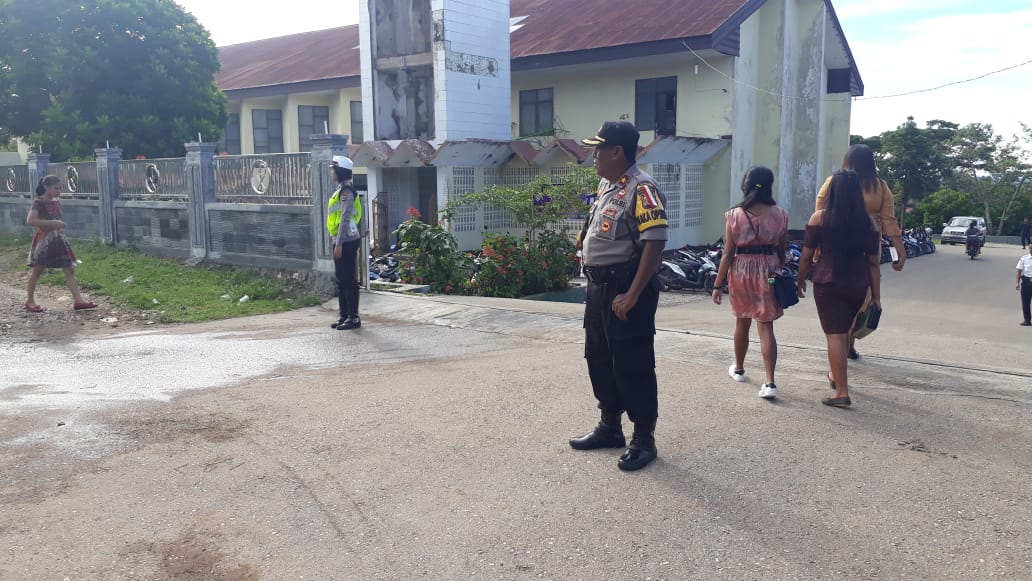 Waka Polres TTS Pantau Kegiatan Ibadah