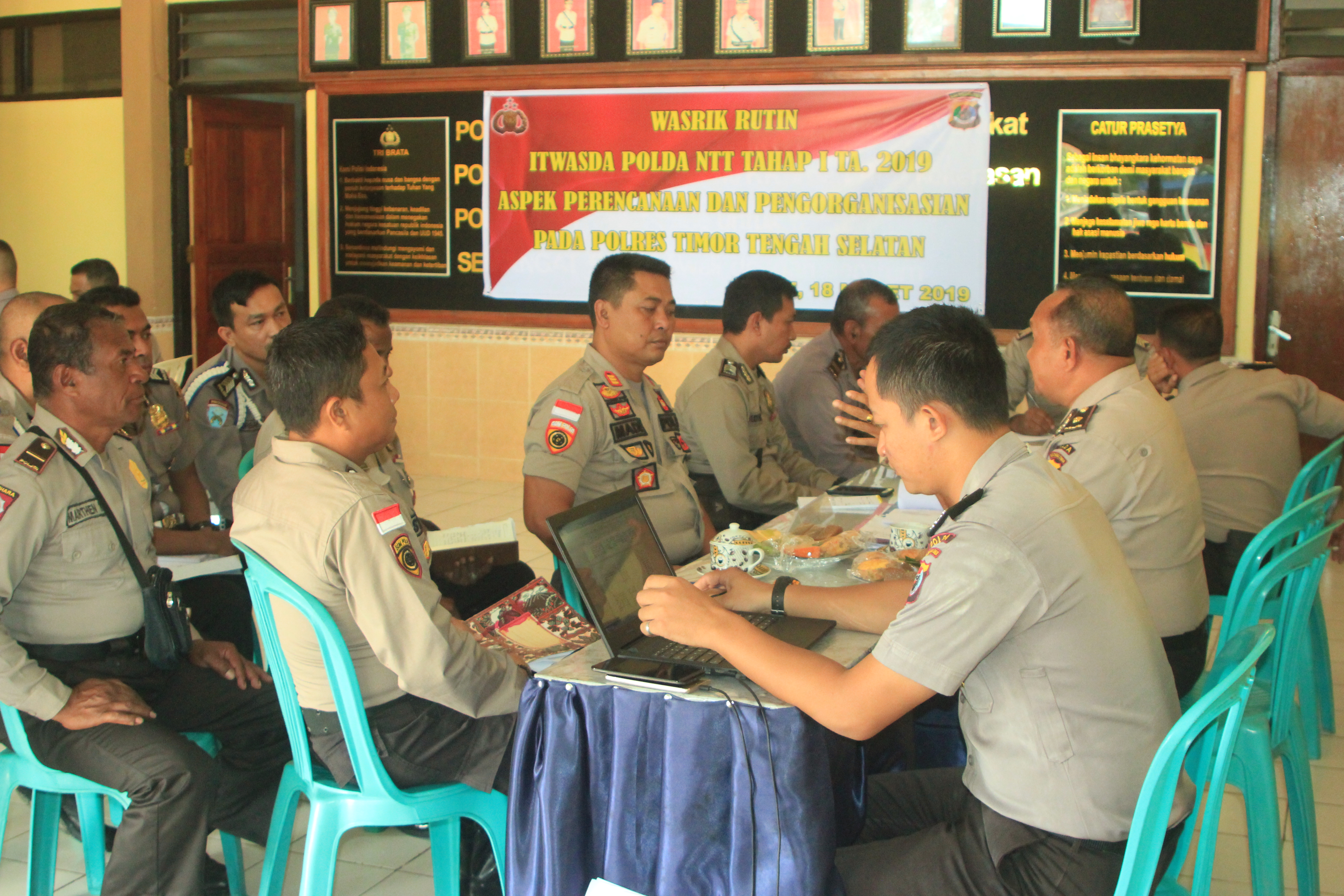 Tim Itwasda Polda NTT, Datangi Polres TTS