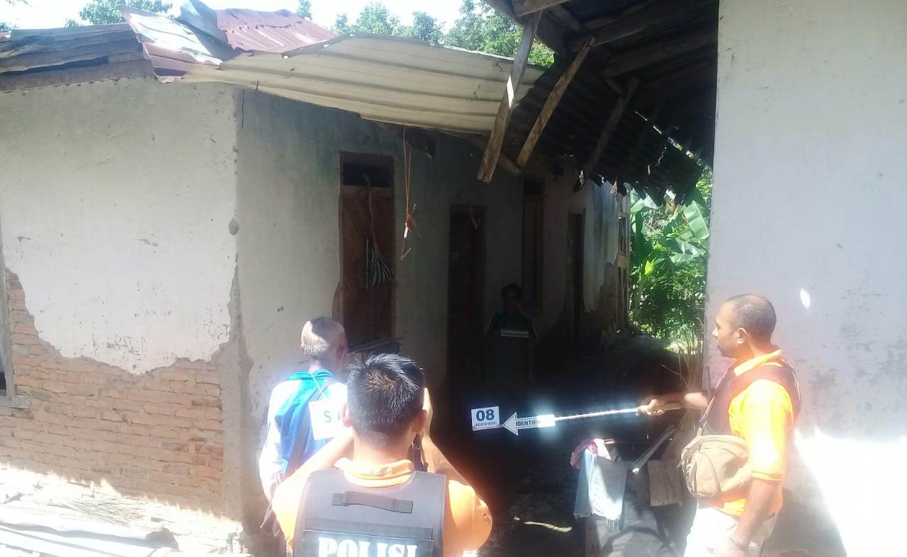 Unit Identifikasi Polres TTS , Gelar Rekontruksi Kasus Pembunuhan