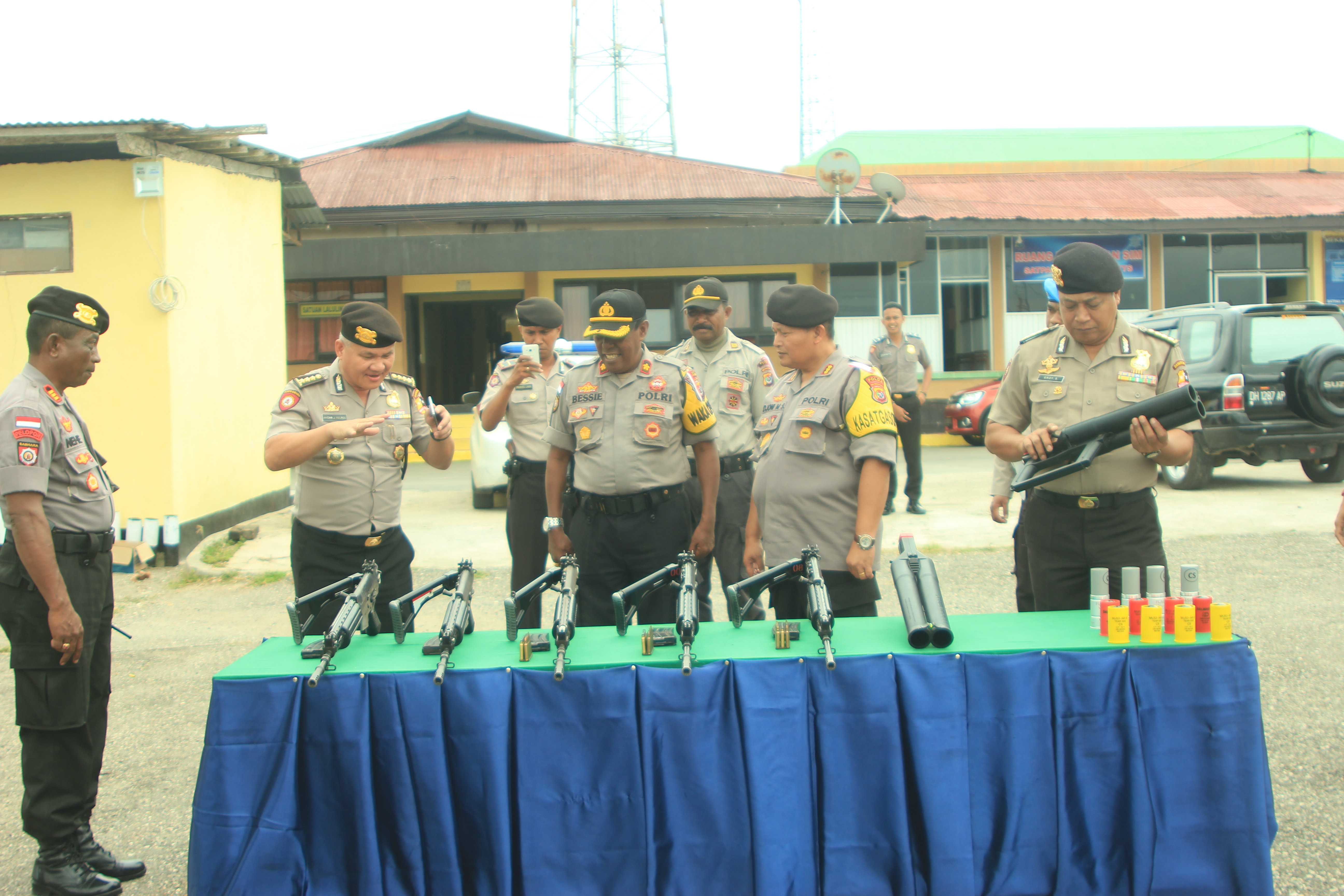 Gelar Supervisi ke Polres TTS, Tim Baharkam Polri Cek Alutsista