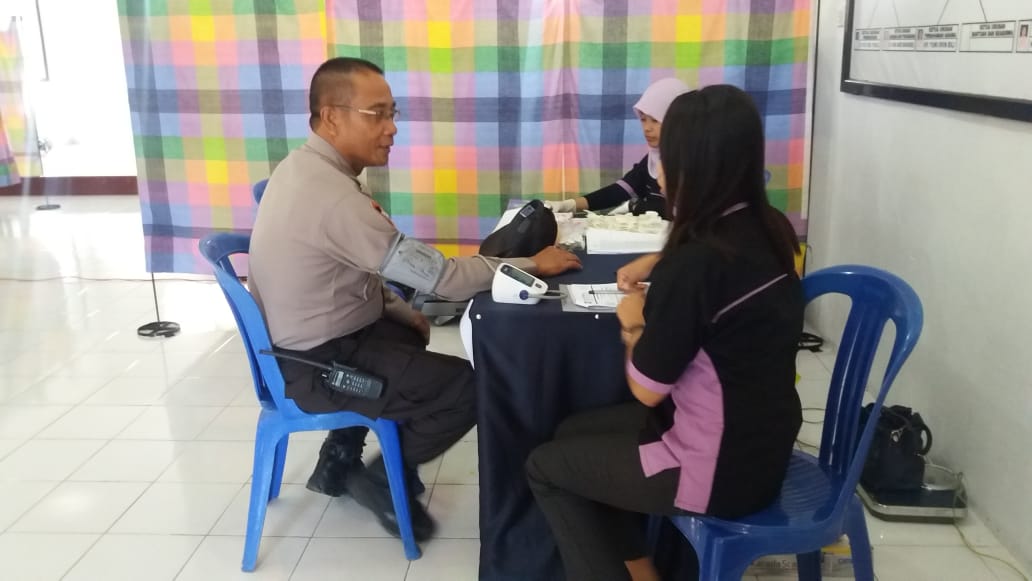 Sejauh Mana Kesehatan Anggota Polri, Polres TTS Gelar Pemeriksaan Kesehatan