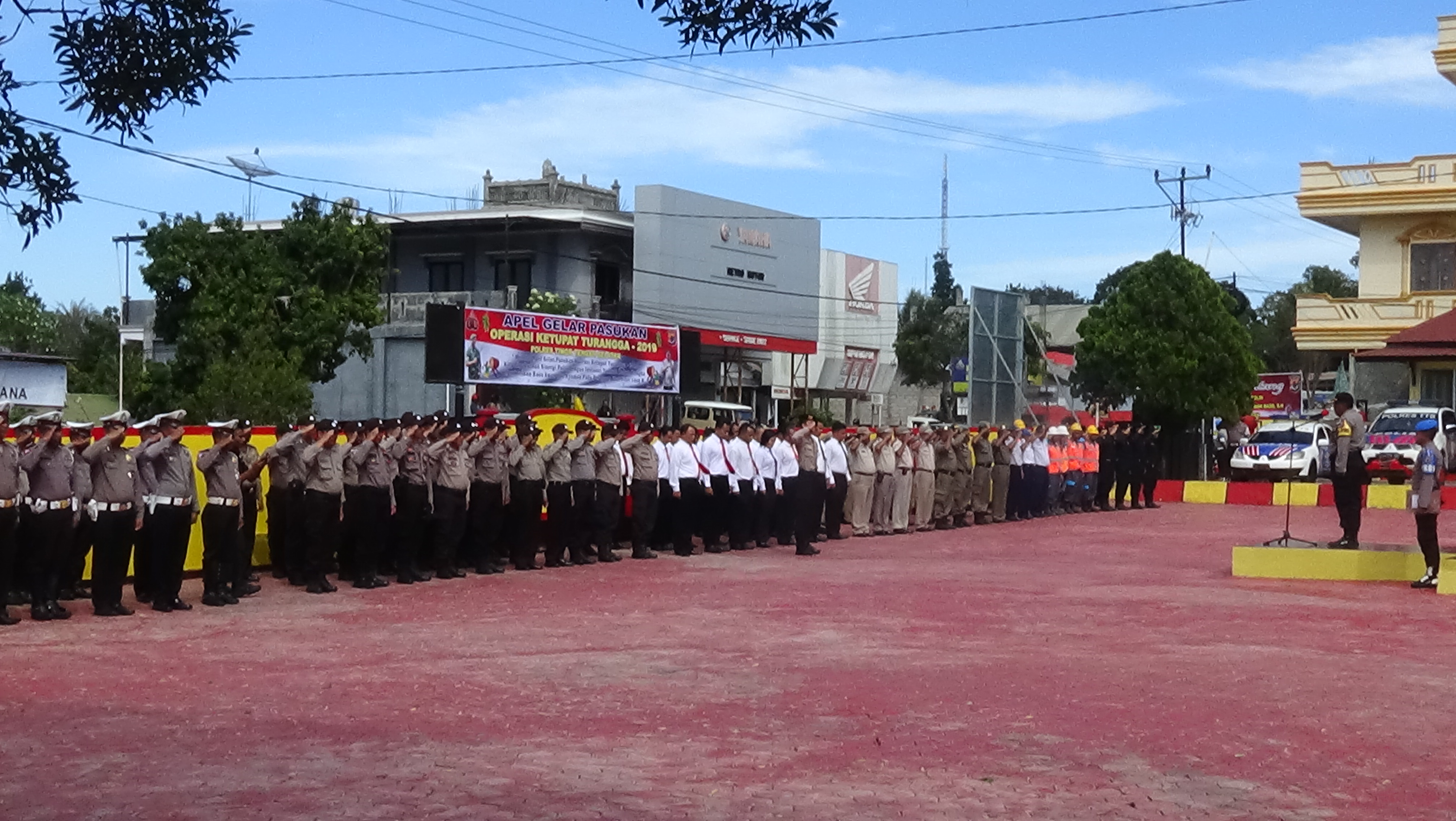 Siap  Mengamankan Perayaan  Hari  Raya Idul Fitri 1440 H, Polres TTS Apel Gelar Pasukan