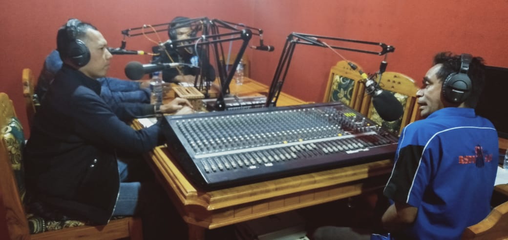 Melalui talk show, Kasat Reskrim Sampaikan Pesan Kamtibmas