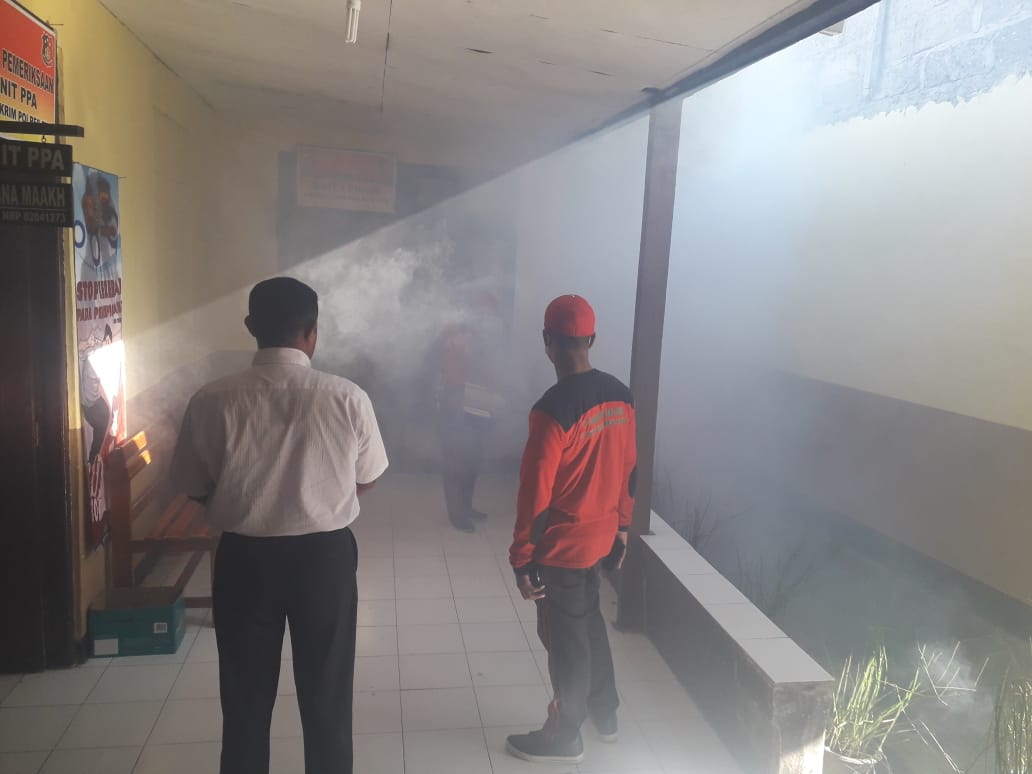 Polres TTS : Melakukan Kegiatan Fogging Demi Mencegah DBD