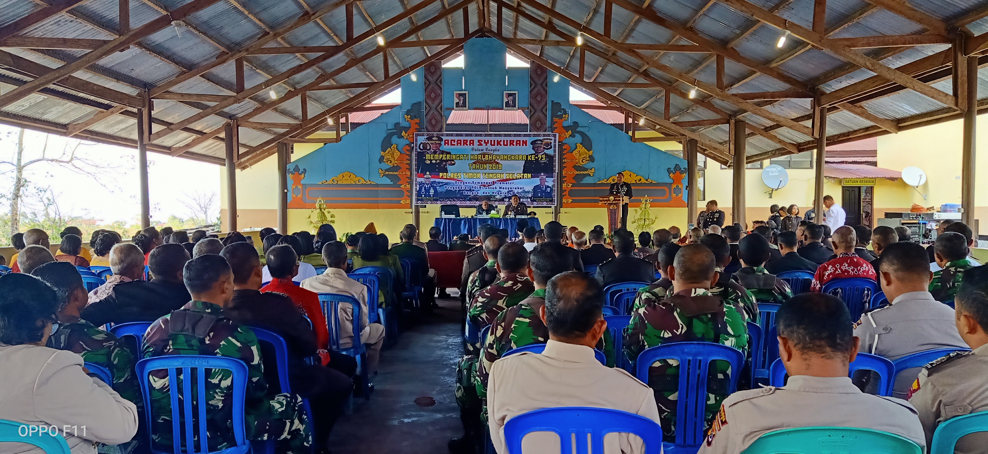 Puncak Perayaan HUT Bhayangkara Ke 73, Polres TTS Menggelar Acara Syukuran