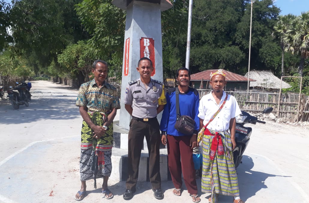 Saat Sambang Bhabinkamtibmas Beri Pasan Kamtibmas