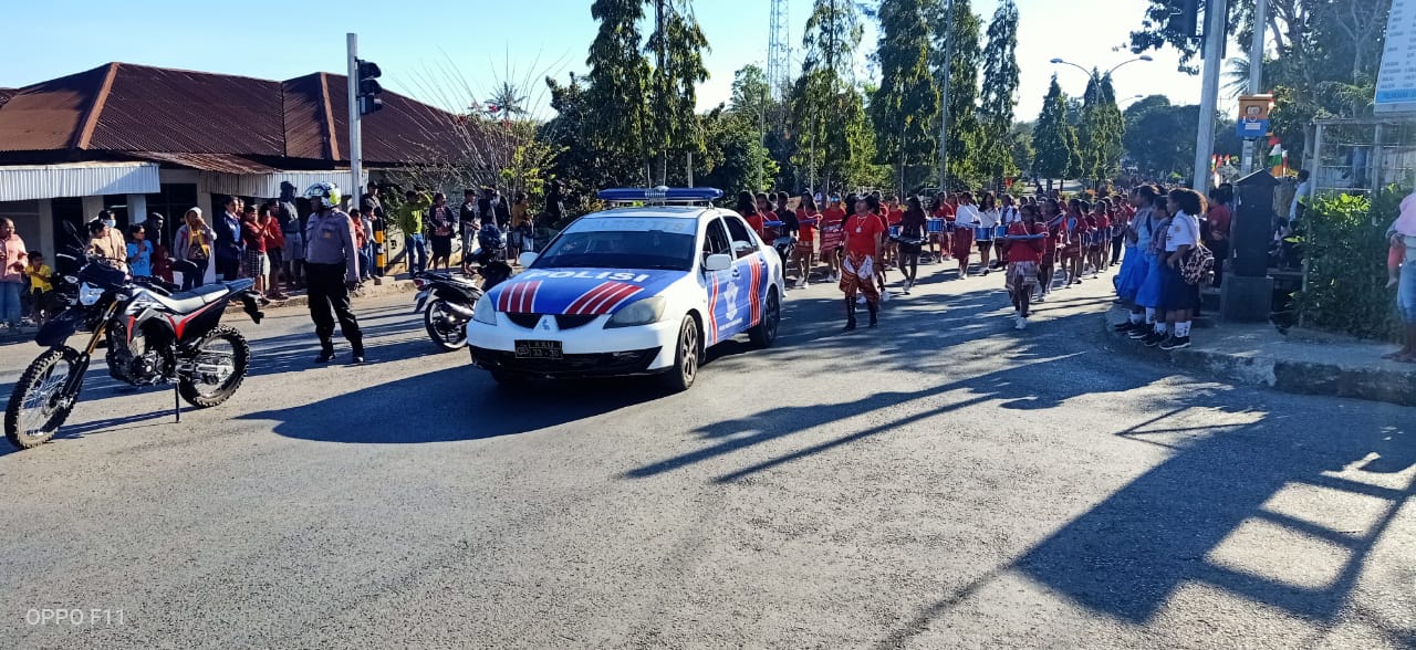 Pengamanan Parade Wisata oleh Personil Polres TTS