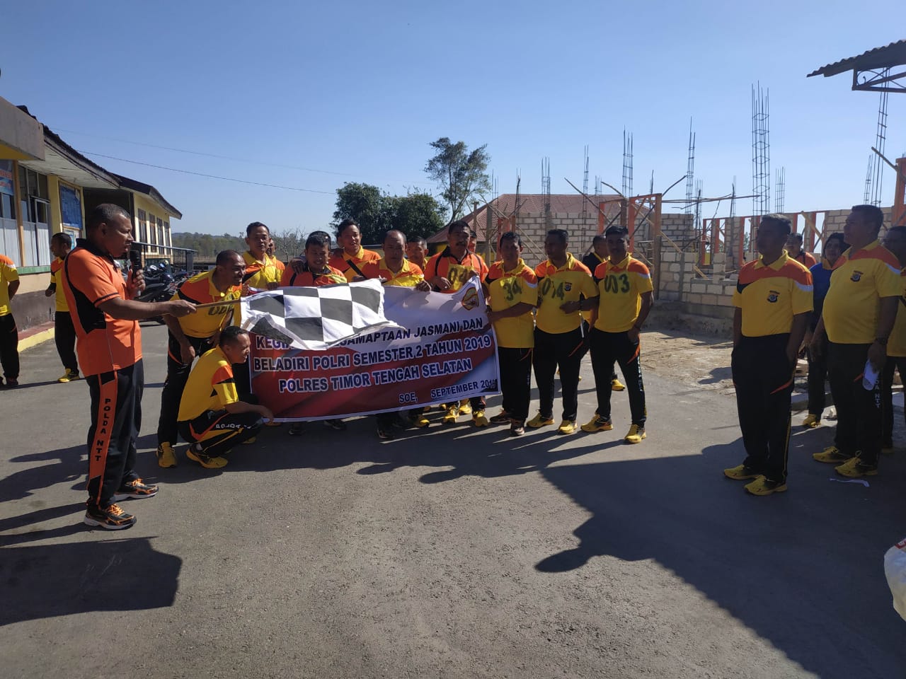 Agar Selalu Bugar Dan Sehat, Polres TTS Gelar Tes Kesjas