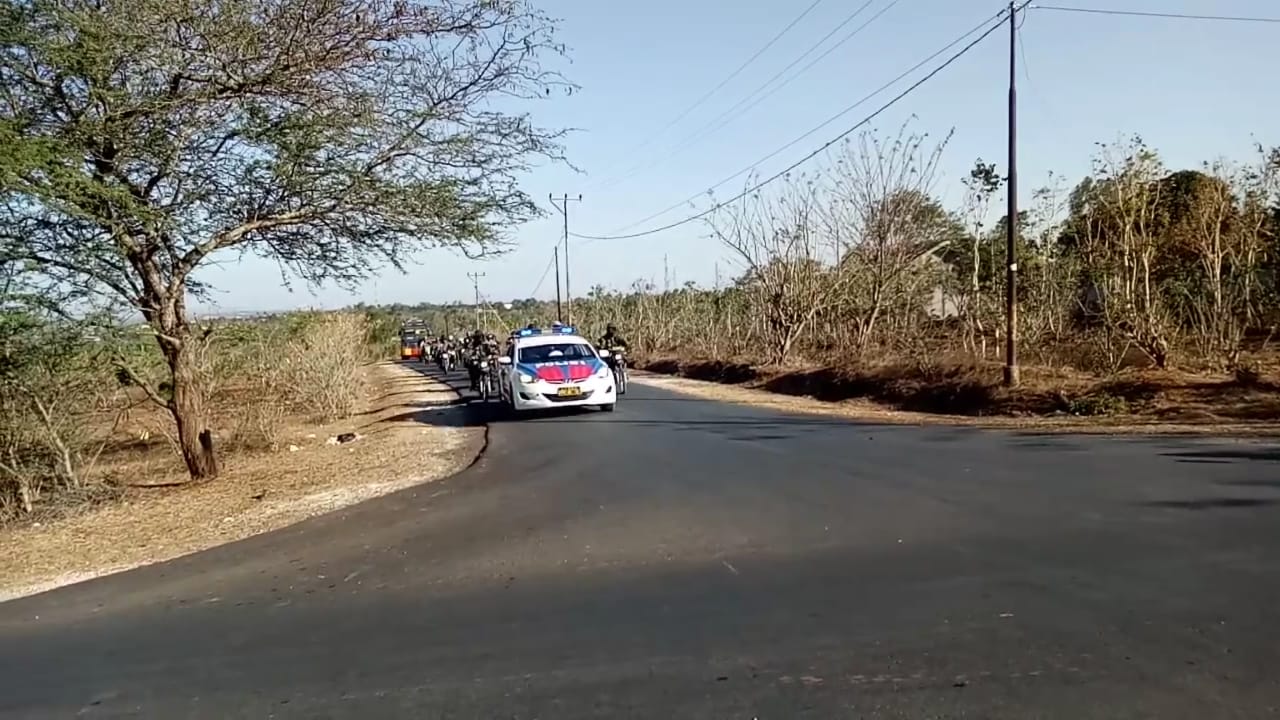 Cipta Kondisi Aman dan Nyaman, Bersinergi Polres TTS dan Kodim 1621 TTS Gelar Patroli Gabungan