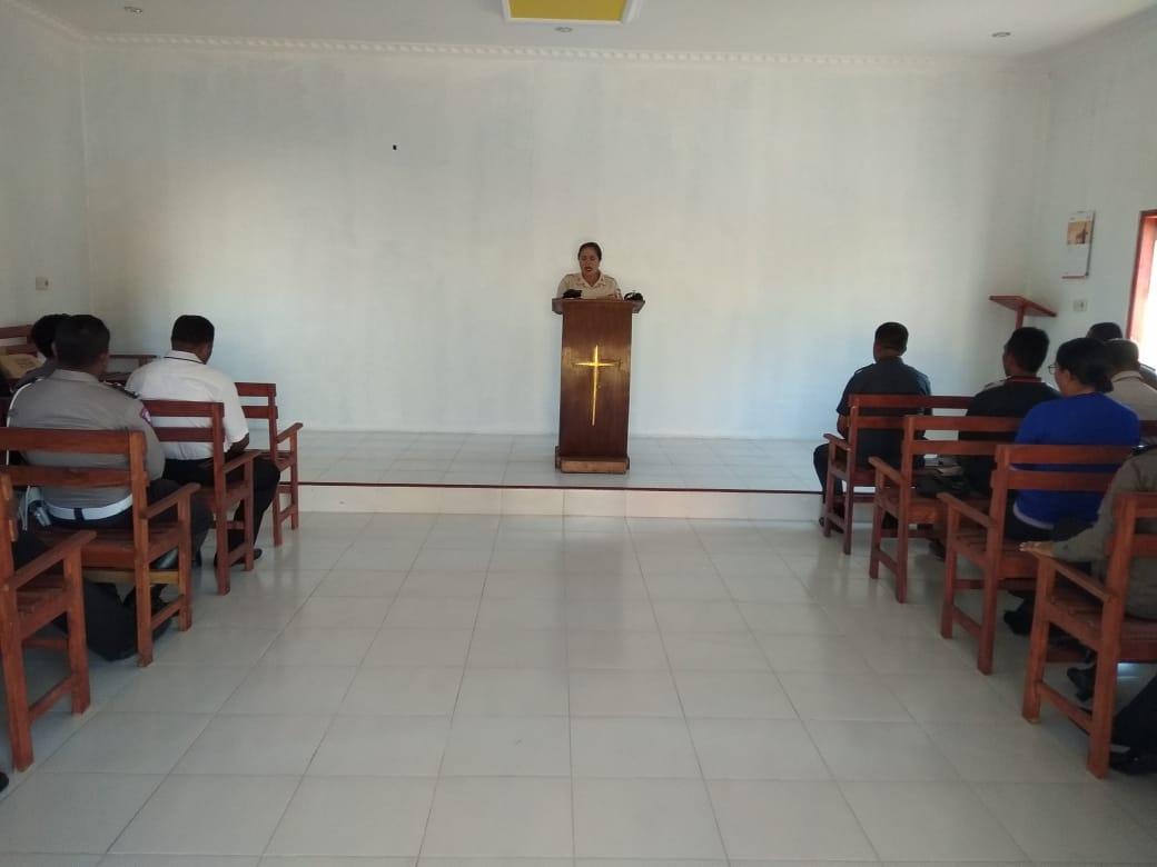 Personil Polres TTS Rutin Melaksanakan Binrohtal