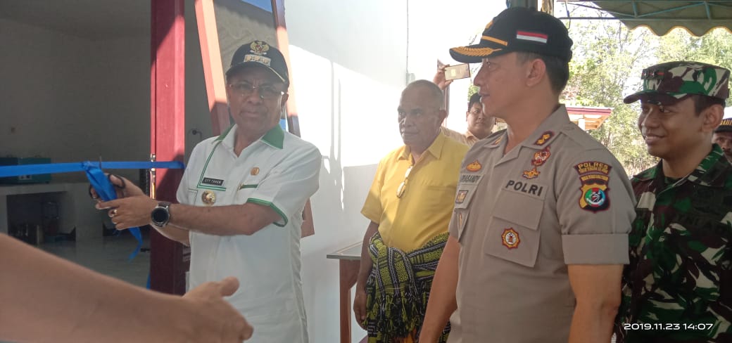 Persemian Kantor Camat Boking, Kapolres TTS Turut Hadir