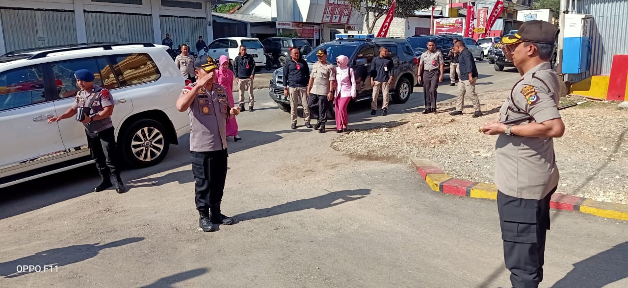 Polres TTS Sambut Kunker Kapolda NTT