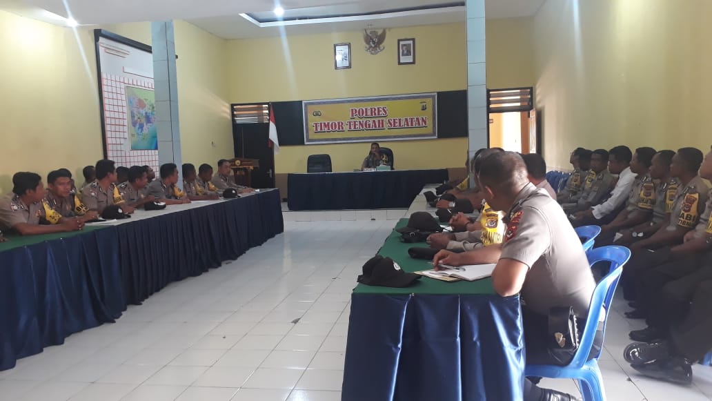 Tatap Muka Kapolres TTS Bersama Bhabinkamtibmas