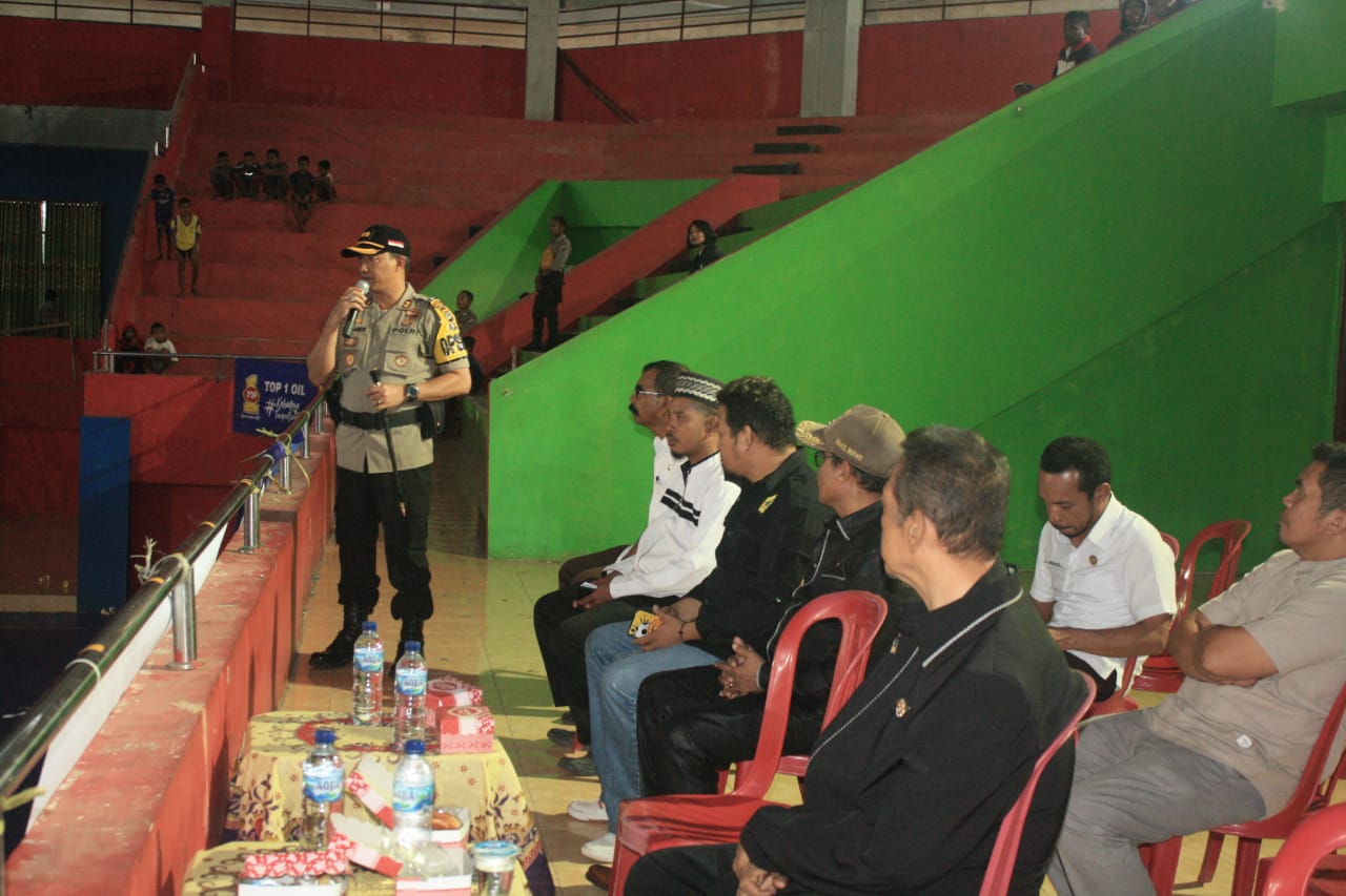 Hadiri Pembukaan Turnamen Futsal, Kapolres TTS Beri Sambutan