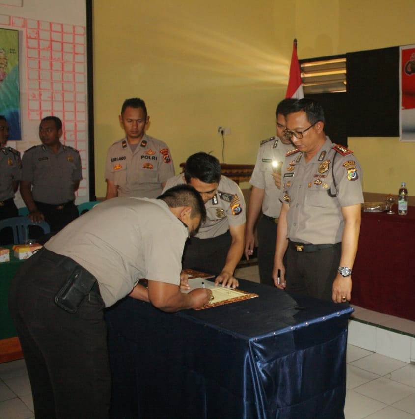 Polres TTS Menggelar Penandatanganan Pakta Integritas
