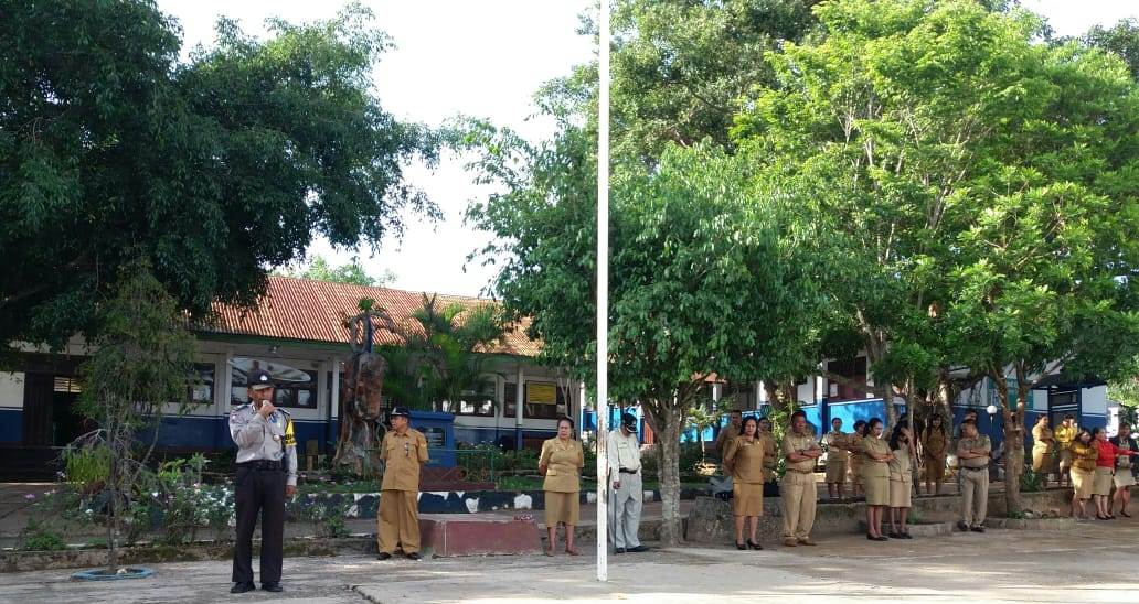 Jadi Irup, Bhabinkamtibmas Beri Pesan Kamtibmas