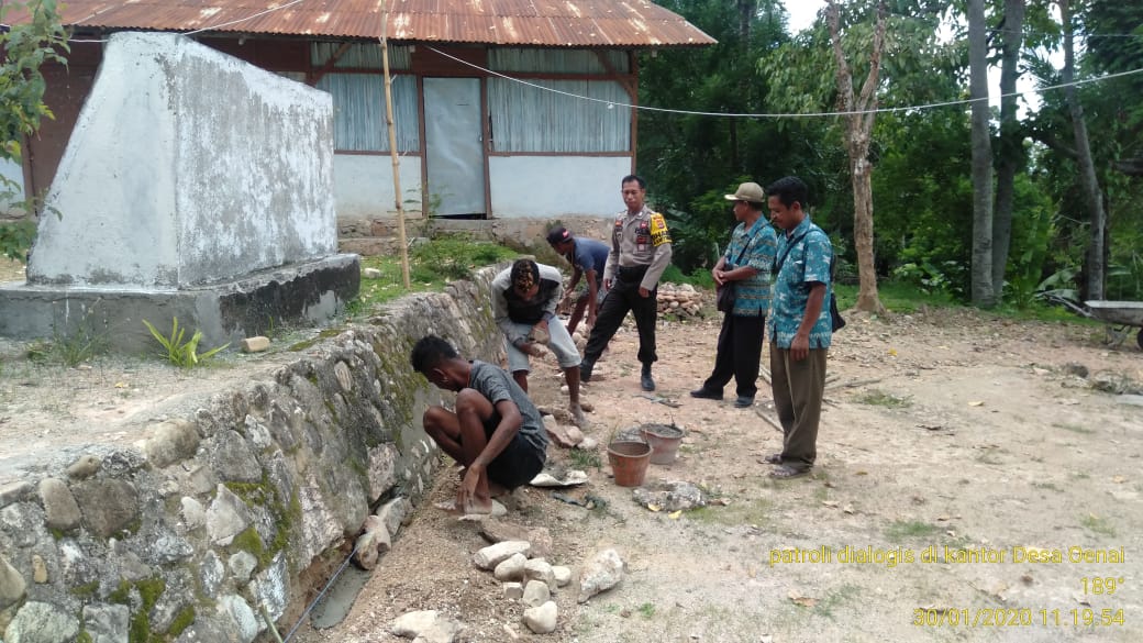 Bhabinkmatimmas Polsek Kie : Sama-sama jaga Kamtibmas