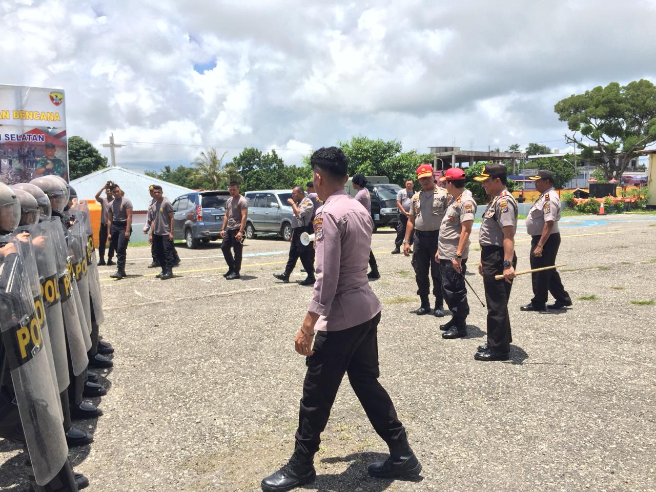 Ka SPN Kupang Pantau Kegiatan Latja Siswa SPN Kupang Di Polres TTS