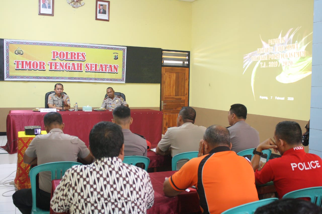 Ka SPN Kupang Survei Lokasi Kegiatan Siswa Latja Diktuk Bintara Polri