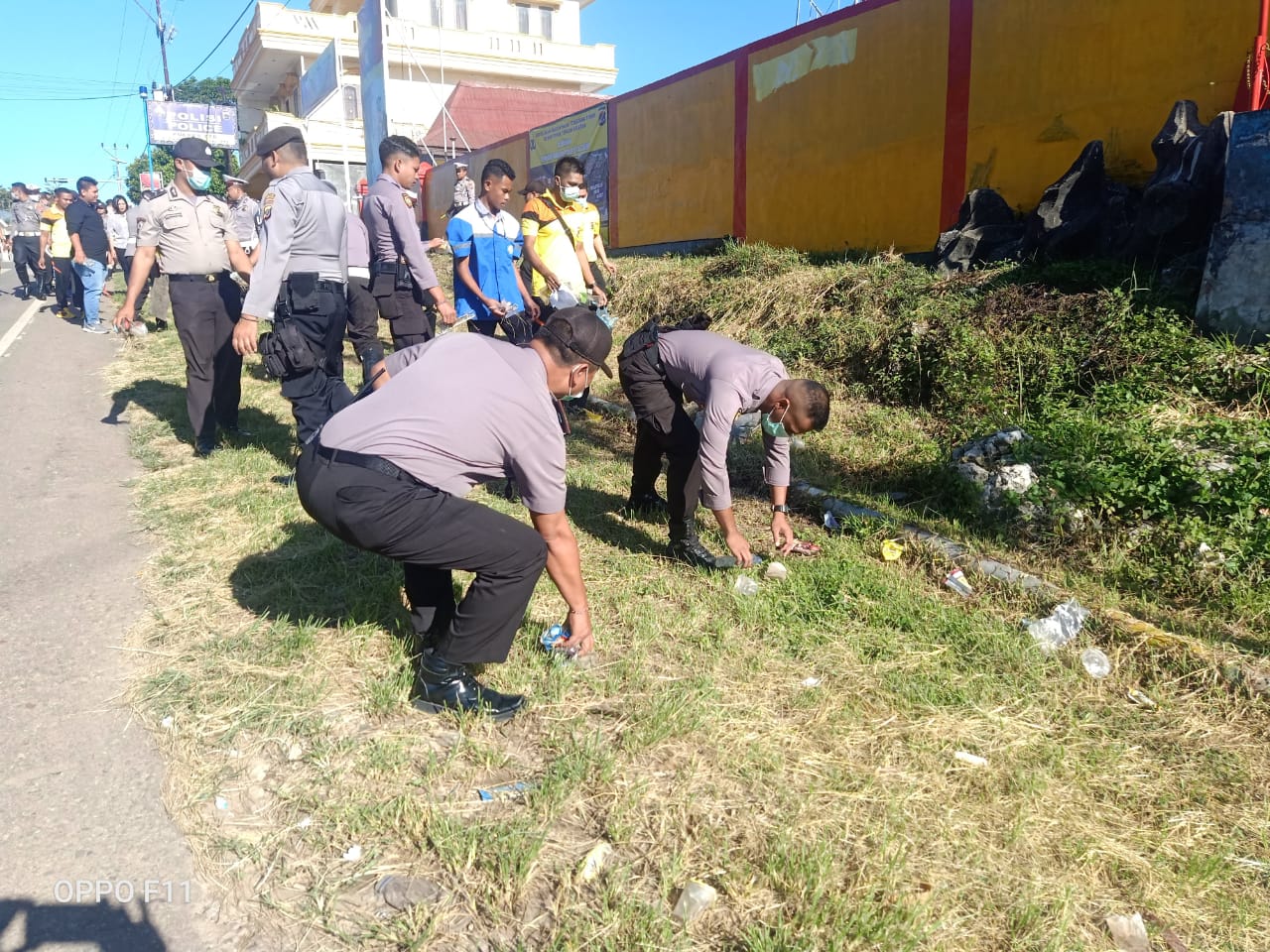 Cegah Penyebaran Covid-19 (Corona), Polres TTS Bersih-Bersih