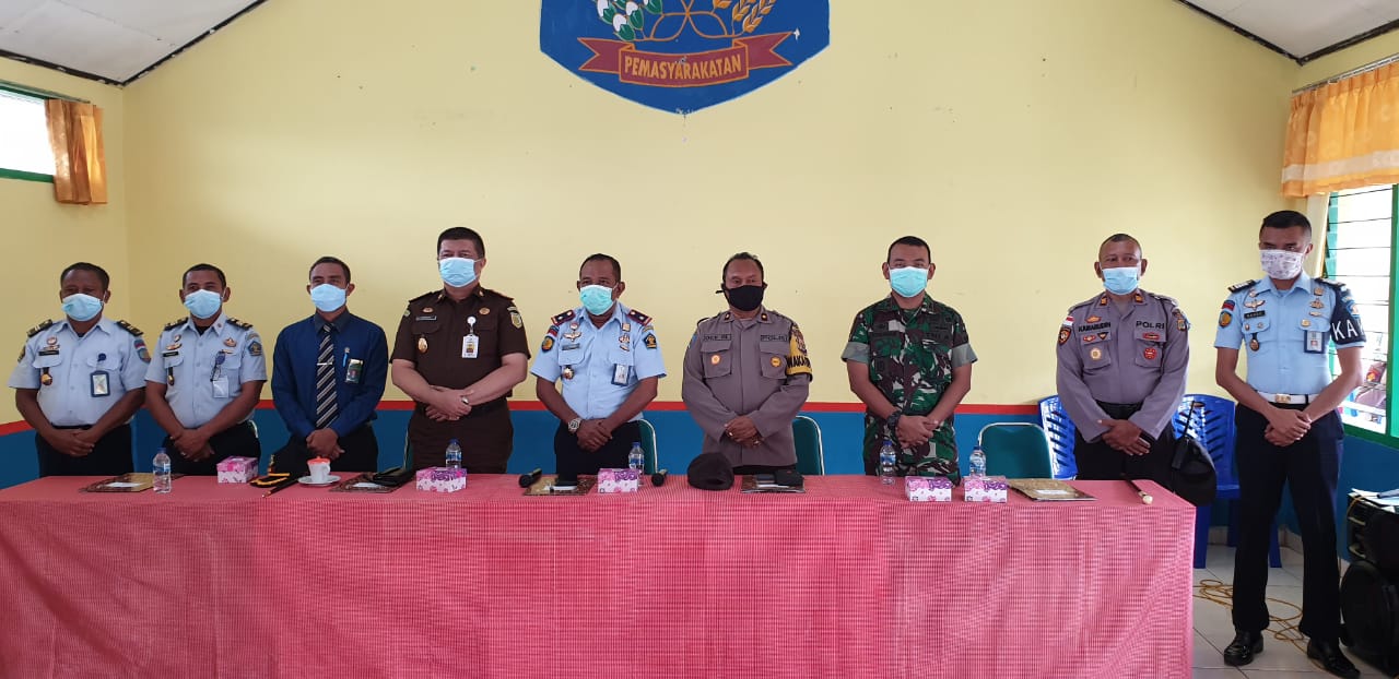 Waka Polres TTS Hadiri Kegiatan Pembebasan Narapidana dan anak Di Rutan Kelas II B Soe